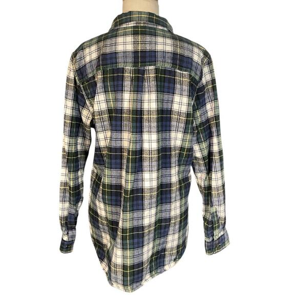 L.L. Bean Men's Multicolor XL 100% Cotton Henley Sweater 3/4 Zip 2 front Pockets - Picture 5 of 13